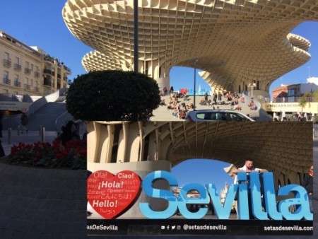 017 "Metropol parasol", Zelensky is also visiting incognito